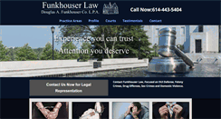 Desktop Screenshot of funkhouserlaw.com